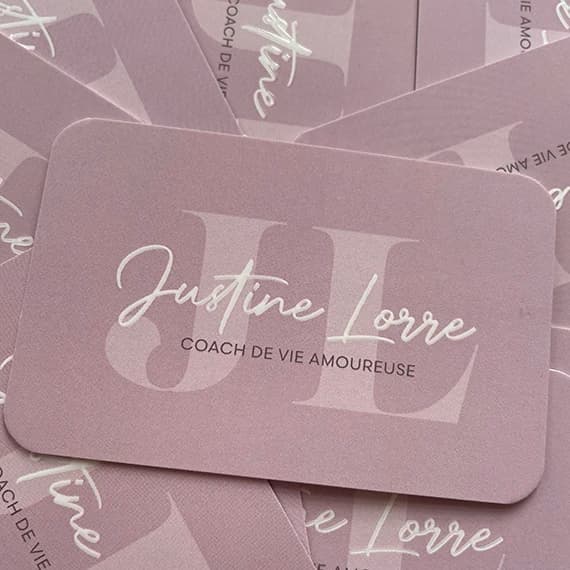 Univers graphique de la coach de vie Justine Lorre, planche 2