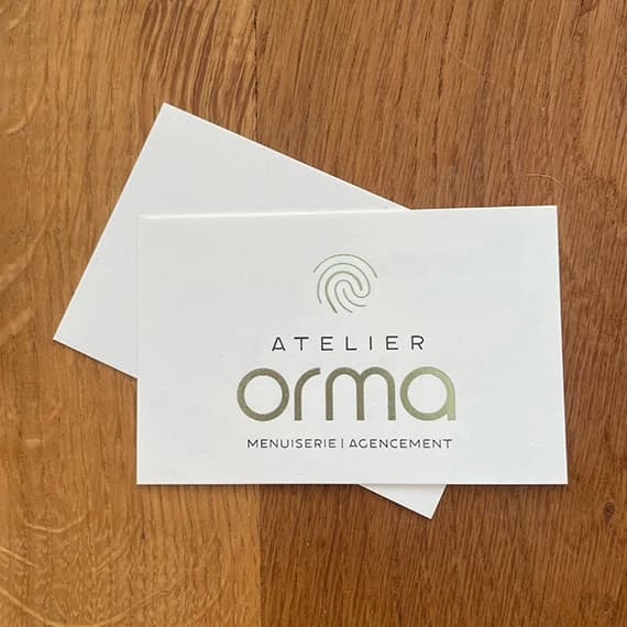 Déclinaison graphique de la marque Atelier Orma, planche 10
