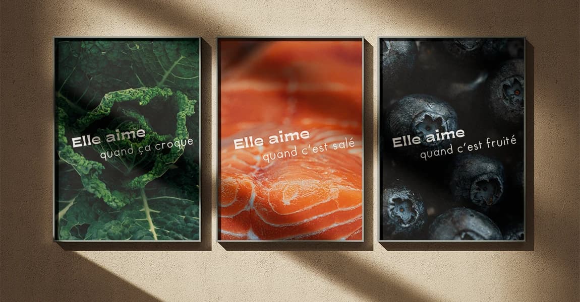 Univers graphique gourmand du Bistro L’M, planche 5