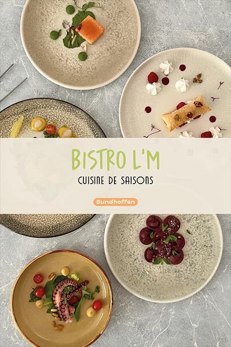 Déclinaison du logo Bistro L’M, planche 7