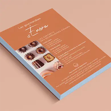 Supports de communication des gourmandises d’Énora, planche 18