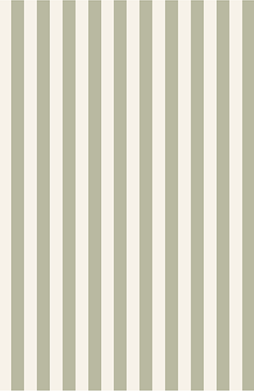 Motif à rayures verticales vert sauge et crème, élément de l'identité visuelle du cabinet Plume notaires
